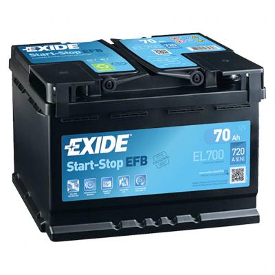 Exide Start-Stop EFB EL700 akkumultor, 12V 70Ah 760A, J+ EU, magas