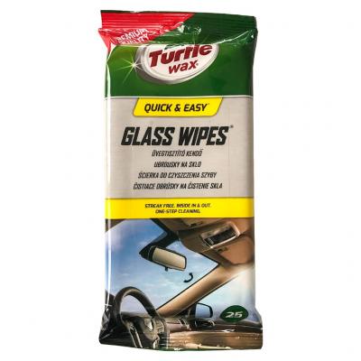 Turtle Wax Glass Wipes, vegtisztt kend, 25db
