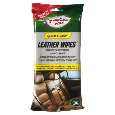 Turtle Wax Leather Wipes, brpol kend, 25db TURTLE WAX (TURTLEWAX)