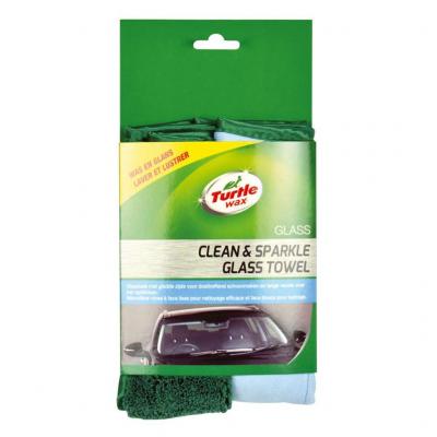 Turtle Wax Clean & Sparkle Glass Towel,, Mikroszálas üvegtisztító törlőkendő Turtle Wax (TurtleWax)