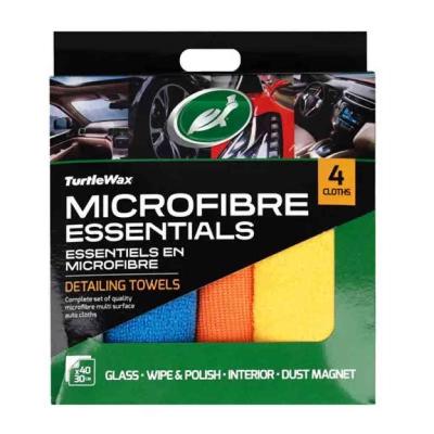 Turtle Wax FGX54700 Microfibre Essentials mikrosz�las t�rl�kend�-k�szlet 4db, 40x30cm TURTLE WAX (TURTLEWAX)