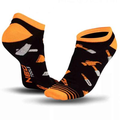 Munkazokni, r�vid, 80% pamut, szersz�m mint�s, narancs/fekete 43-46 Szersz�m - Munkav�delem alkatr�sz v�s�rl�s, �rak