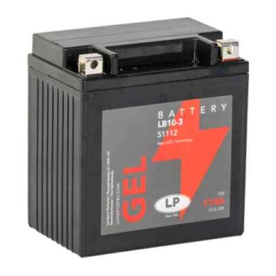 Landport GEL-LB10-3 motorakkumul�tor, zsel�s, z�rt, 12V 11Ah, 205A LANDPORT
