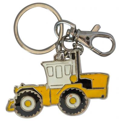 Retro kulcstartó, Rába Steiger traktor, sárga HUN