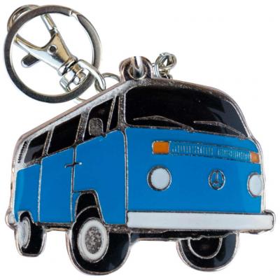 Retro kulcstartó, Volkswagen VW Transporter T2, kék HUN