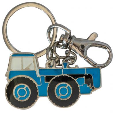 Retro kulcstartó, Dutra traktor, kék HUN