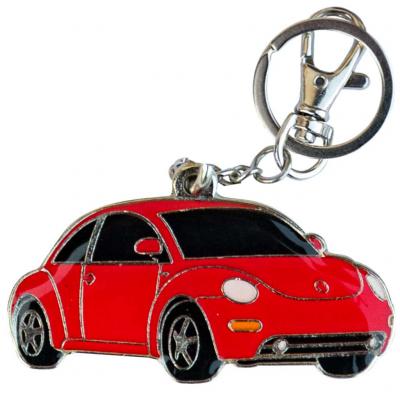 Retro kulcstartó, VW Beetle, piros HUN