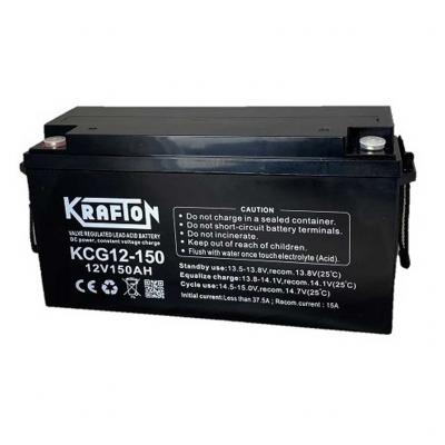 Krafton KCG12-150 AGM ciklikus akkumultor, munkaakkumultor, 12V 150Ah KRAFTON