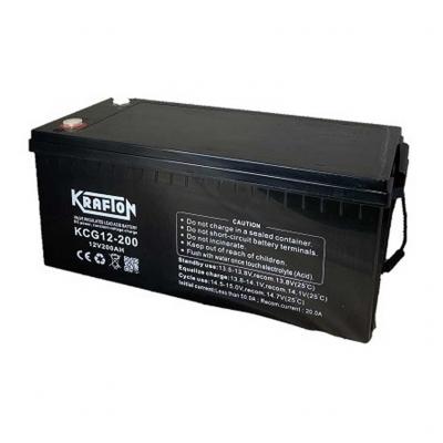Krafton KCG12-200 AGM ciklikus akkumultor, munkaakkumultor, 12V 200Ah
