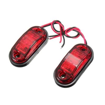 2LED-es Sz�less�gjelz�-helyzetjelz� - E-jeles - piros - 12-24V AUTOLIFE