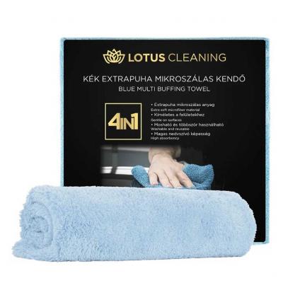 Lotus Cleaning k�k extra puha mikrosz�las kend� 400gsm, 40x40cm LOTUS CLEANING (LOTUSCLEANING)