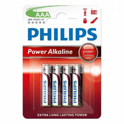 Philips Power Alkaline ceruza elem  AAA 1,5V, vkony PHILIPS