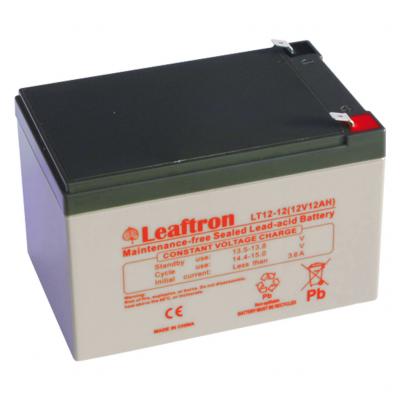 Leaftron  LT12-12F2 VLRA GEL zsels akkumultor, elektromos kerkprhoz 12V 12Ah LEAFTRON