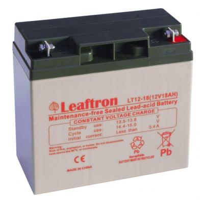 Leaftron LT12-18  VLRA GEL zsels kerkpr akkumultor 12V 18Ah LEAFTRON
