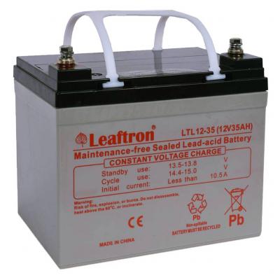 Leaftron LTL12-35  VLRA AGM akkumultor 12V 35Ah LEAFTRON