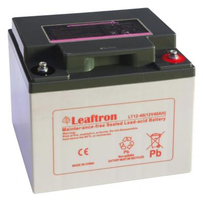 Leaftron  LTL12-40 VLRA AGM akkumultor 12V 40Ah LEAFTRON