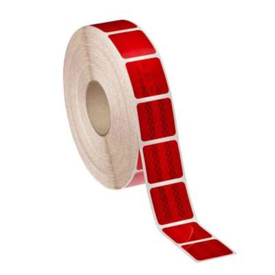 36060 F�nyvisszaver� szalag - szakaszos - �E� jeles - piros - 45m*5cm M-HR-3CRK_ AUTOLIFE