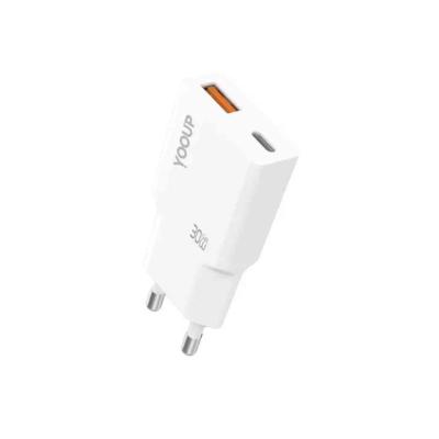 YOOUP 30W Ultra v�kony - Dupla h�l�zati t�lt� (USB/TYPE-C PD) NC113-D Tartoz�k alkatr�sz v�s�rl�s, �rak