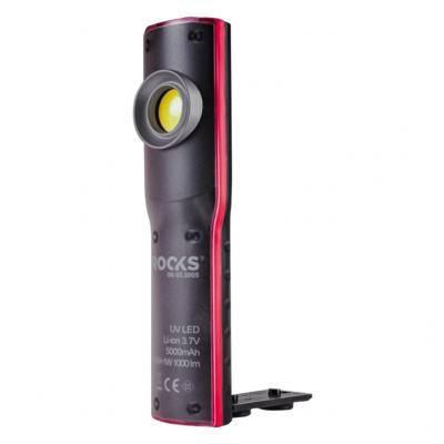Rooks OK-03.3005 UV ellenőrző lámpa Cob Led, akkumulátoros, horoggal, mágneses