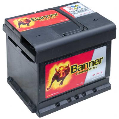 Banner Power Bull P4409 013544090101 akkumultor, 12V 44Ah 420A J+ EU, alacsony BANNER