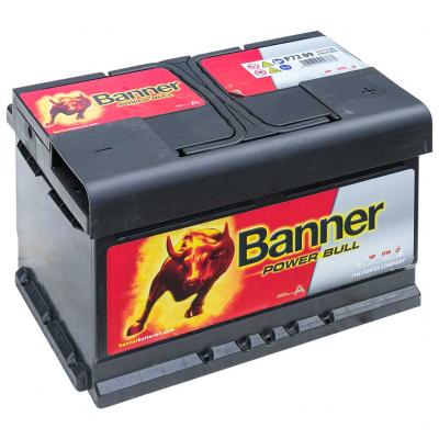 Banner Power Bull P7209 013572090101 akkumultor, 12V 72Ah 660A J+ EU, alacsony BANNER