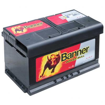 Banner Power Bull P8014 013580140101 akkumultor, 12V 80Ah 700A J+ EU, alacsony