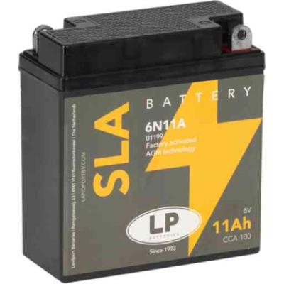 Landport SLA-6N11A motorakkumul�tor, z�rt, 6V 11Ah, 100A