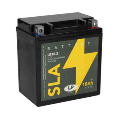 Landport SLA-LB10-3 motorakkumul�tor, z�rt, 12V 10Ah, 160A LANDPORT
