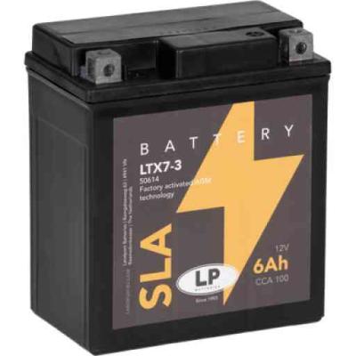 Landport SLA-LTX7-3 motorakkumul�tor, z�rt, 12V 6Ah, 100A