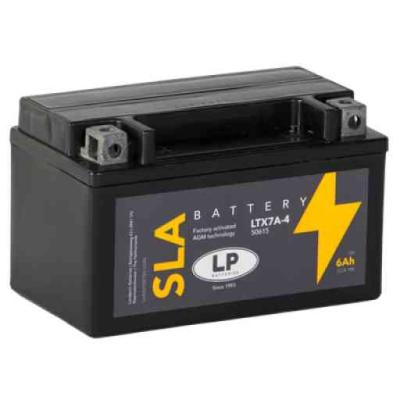 Landport SLA-LTX7A-4 motorakkumul�tor, z�rt, 12V 6Ah, 105A