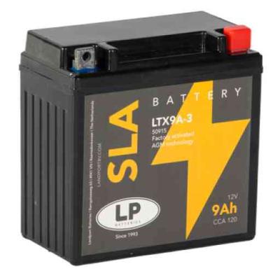 Landport SLA-LTX9A-3 motorakkumul�tor, z�rt, 12V 9Ah, 120A LANDPORT