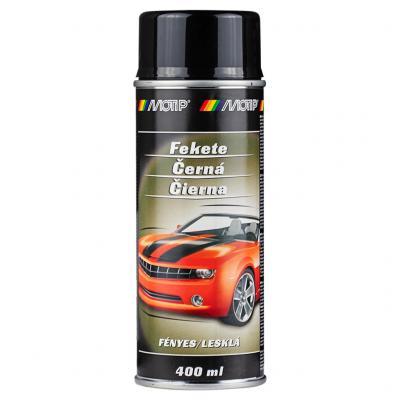 Motip TES4005 High Gloss Black javtfestk, fnyes fekete, 400ml MOTIP