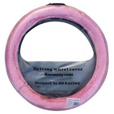 Kormányvédő, pink, plüss H-Drive (HDrive)
