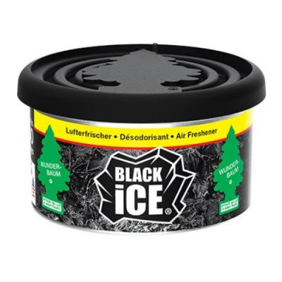 Wunderbaum - Black Ice Fiber Can - fekete jég konzerv illatosító, 30g Illatosító alkatrész vásárlás, árak