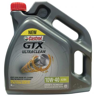 Castrol GTX Ultraclean 10W-40 (10W40) A3/B4 motorolaj, 4lit