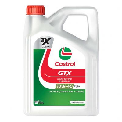 Castrol GTX 10W-40 (10W40) A3/B4 motorolaj, 4lit