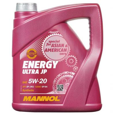 Mannol 7906-4 Energy Ultra JP 5W-20 (5W20) motorolaj 4lit.