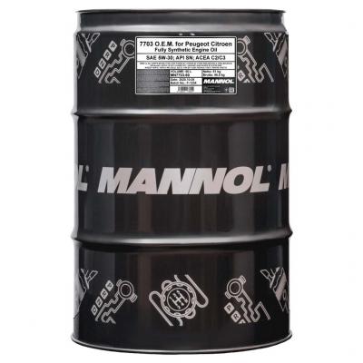 Mannol 7703-DR O.E.M. for Peugeot, Citron 5W-30 (5W30) motorolaj 208lit.