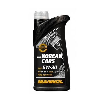 Mannol 7713-1 Korean Cars 5W-30 (5W30) motorolaj 1lit.