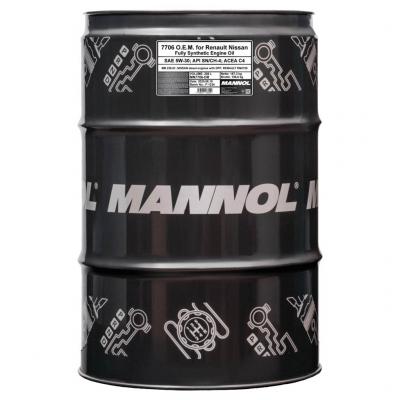 Mannol 7706-DR O.E.M for Renault, Nissan 5W-30 (5W30) motorolaj, 208lit