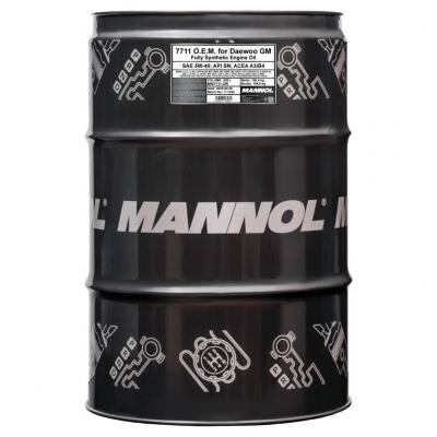 Mannol 7711-DR O.E.M. for Daewoo, GM 5W-40 (5W40) motorolaj 208lit.