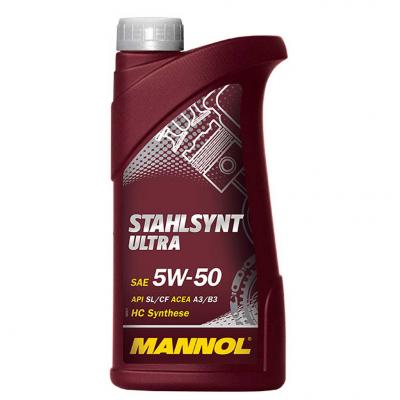 Mannol 7905-1 Stahlsynt Ultra 5W-50 (5W50)motorolaj 1lit.