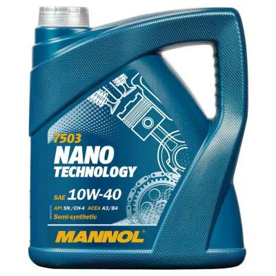 Mannol 7503-4 NANO Technology 10W-40 (10W40) motorolaj 4lit.