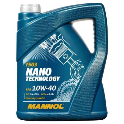Mannol 7503-5 NANO Technology 10W-40 (10W40) motorolaj 5lit.