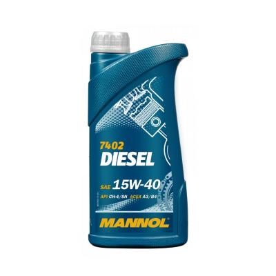 Mannol 7402 Diesel 15W-40 motorolaj 1lit.