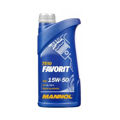 Mannol 7510 Favorit 15W-50 motorolaj 1lit.