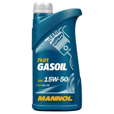 Mannol 7401-1 Gasoil 15W-50 (15W50) motorolaj 1lit.