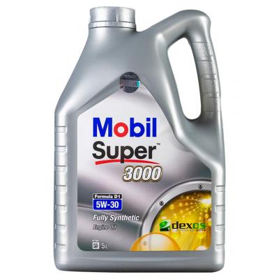 Mobil Super 3000 Formula D1 5W-30 (5W30) motorolaj, 5lit