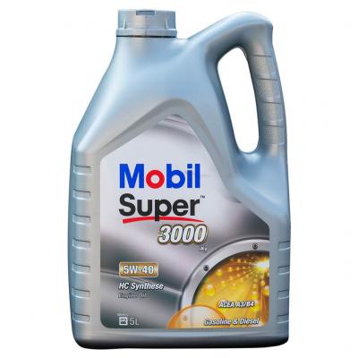 Mobil Super 3000 X1 5W-40 (5W40) motorolaj, 5lit