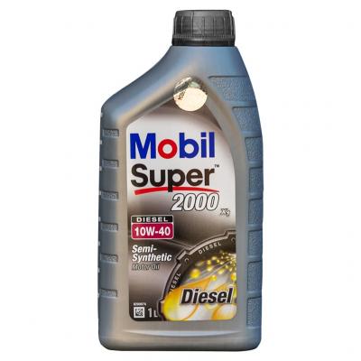 Mobil Super 2000 X1 Diesel 10W-40 (10W40) motorolaj, 1lit